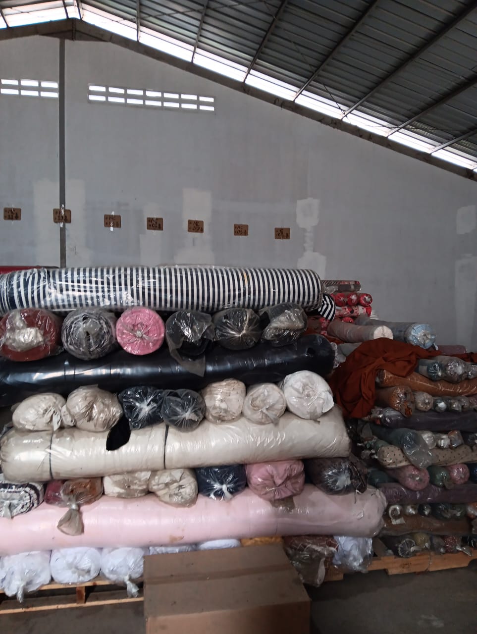 Knit and woven spandex polyester
